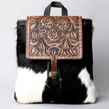 American Darling Hand Tooled Hair On Genuine Leather Women Bag Western Handbag Purse