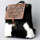 American Darling Hand Tooled Hair On Genuine Leather Women Bag Western Handbag Purse