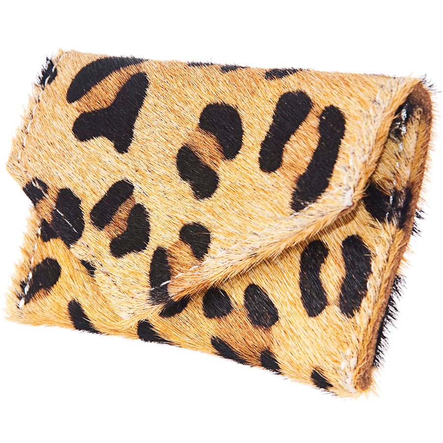 American Darling Coin Purse Bag Handcrafted from Hair-On Cowhide and Genuine Leather with Snap Closure and Compact Design