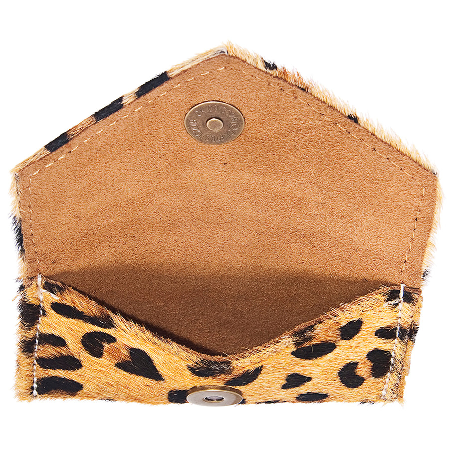 American Darling Coin Purse Bag Handcrafted from Hair-On Cowhide and Genuine Leather with Snap Closure and Compact Design