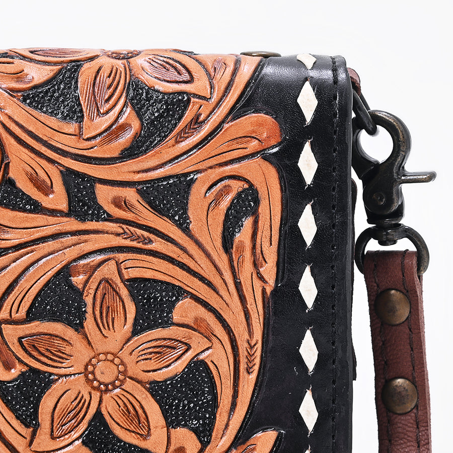 American Darling Organizer Saddle Blanket Genuine Leather Western Women Bag Handbag Purse | for Cute Travel