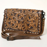 American Darling ORGANISER Upcycled Wool Genuine Leather women bag western handbag purse