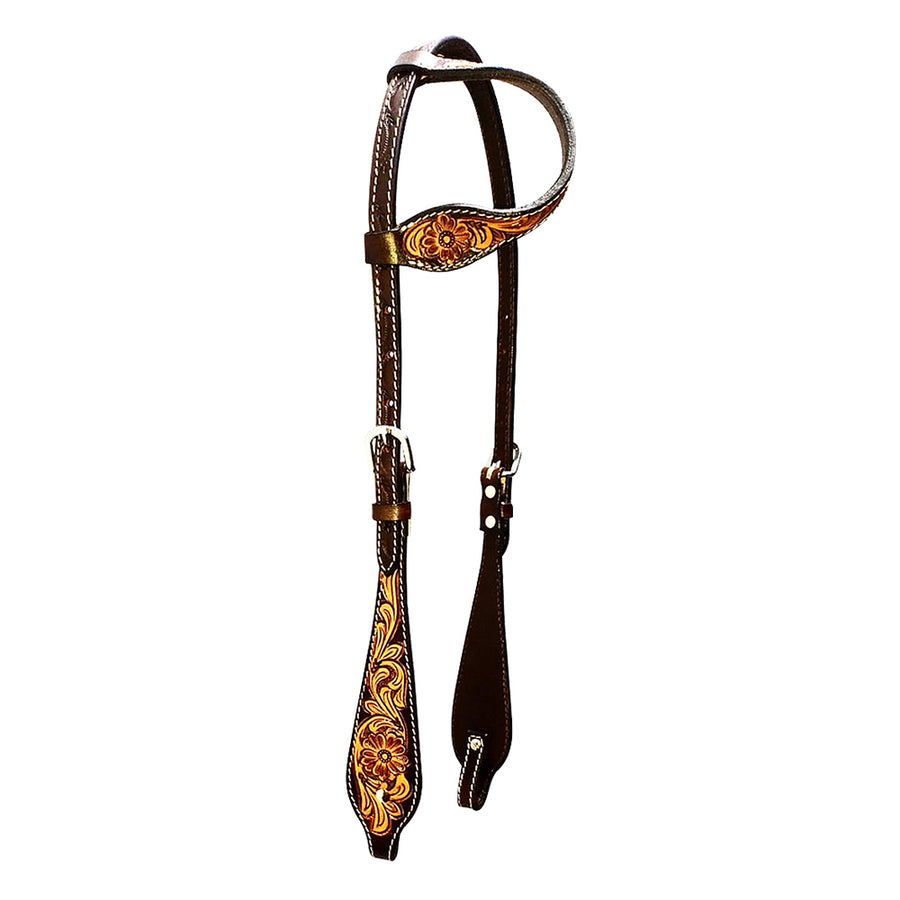 W. H. Headstall & Breast Collar American Leather Tan HILASON by Hilason – Cowboy and equestrian accessories