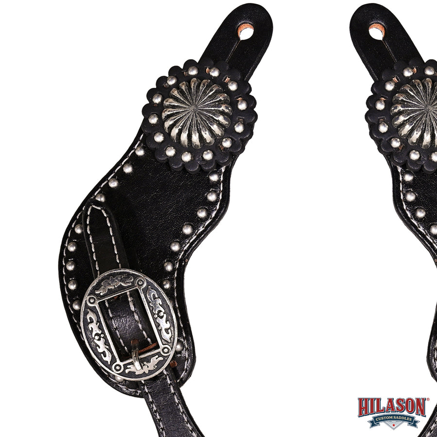 HILASON Hand-Tooled Leather Spur Straps for Men & Women – Western Design, Adjustable Fit