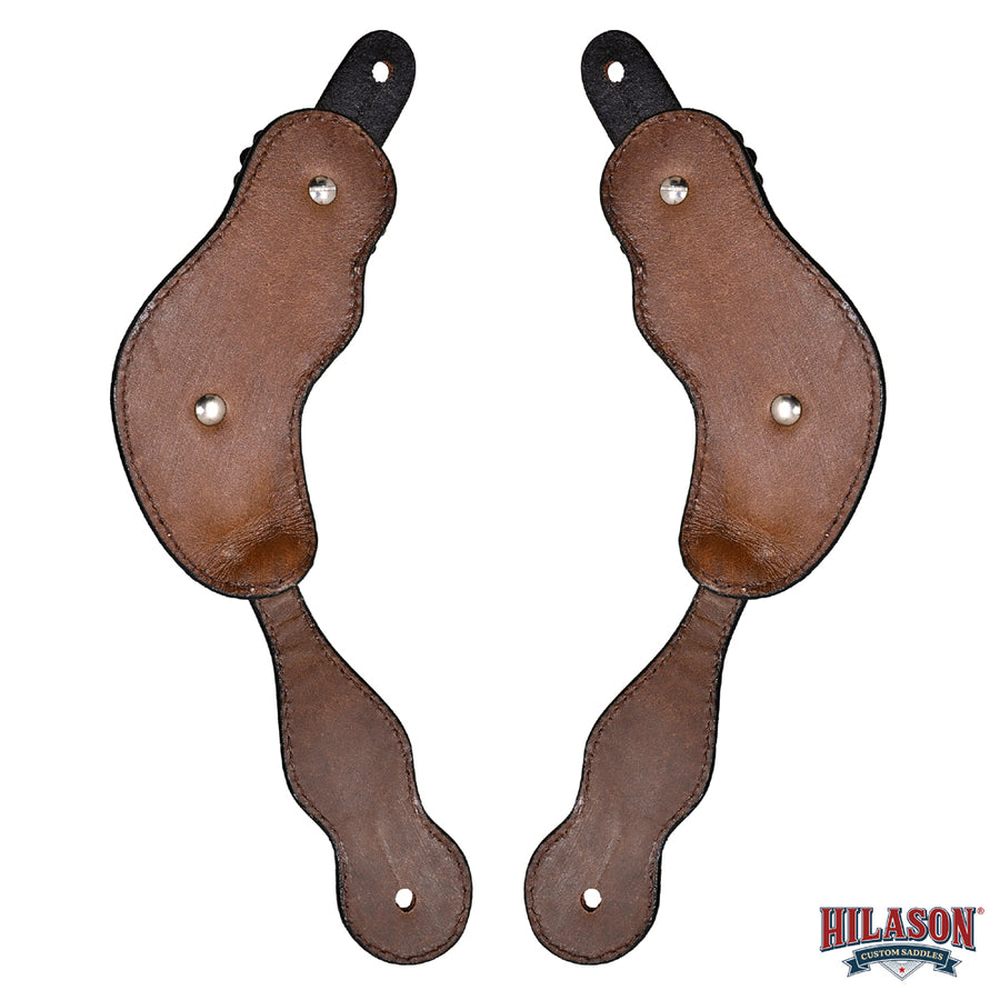 HILASON Hand-Tooled Leather Spur Straps for Men & Women – Western Design, Adjustable Fit