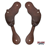 HILASON Hand-Tooled Leather Spur Straps for Men & Women – Western Design, Adjustable Fit
