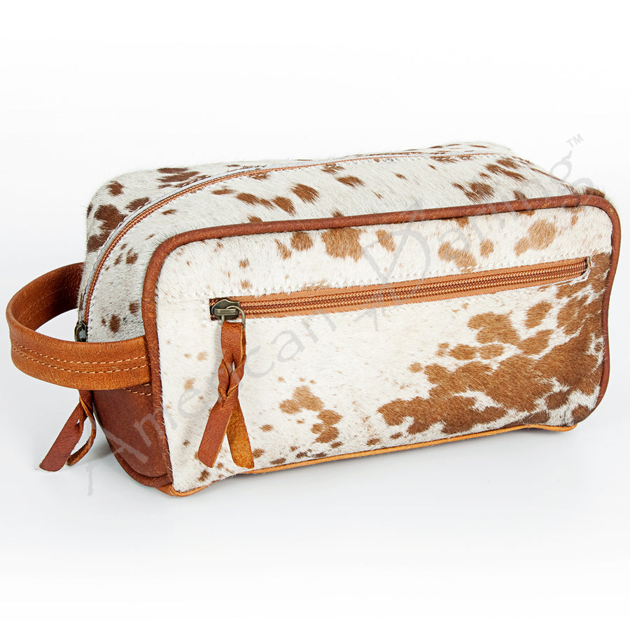 American Darling Hair-On Cowhide Toiletry Bag - Uhorse