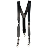 Medium Nocona Belt Mens Star Basket Leather Suspender Black by Hilason – Cowboy and equestrian accessories