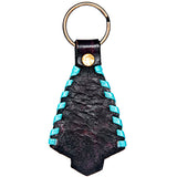 Set Of 1 Leather Key Chain Key Ring Handcraft Handmade Hilason