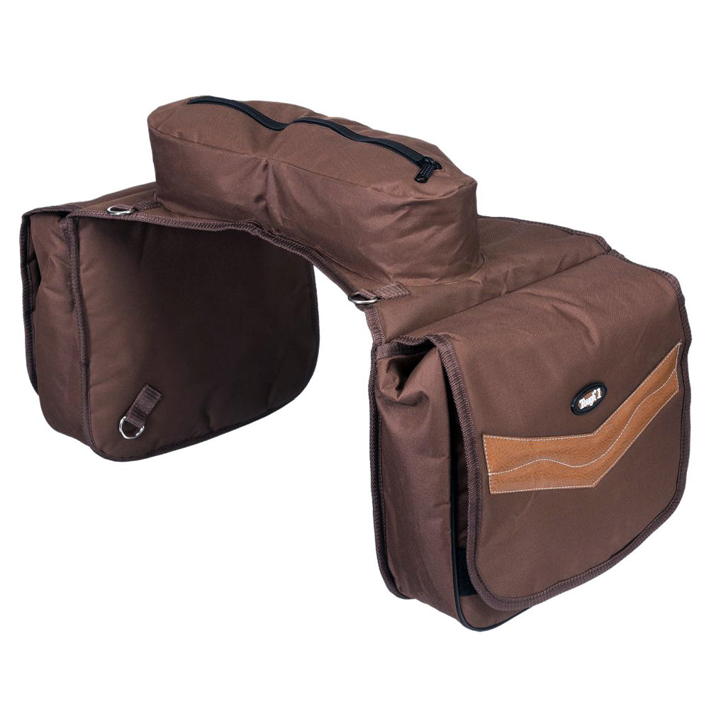 12 In Tall X 12 In Wide Tough 1 Elite Insulated Horse Saddle Bag Brown