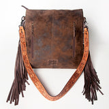 American Darling Cross Body Hand Tooled Hair On Genuine Leather Women Bag Western Handbag Purse