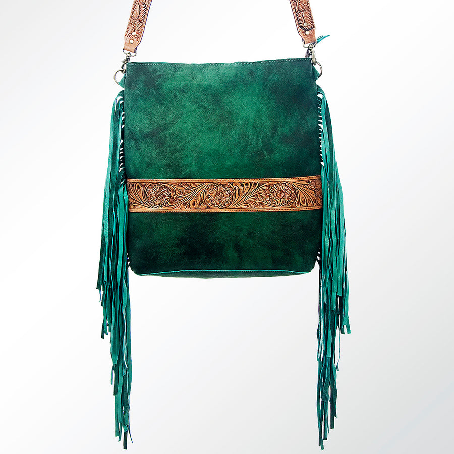 American Darling Large Crossbody Hand Tooled Genuine Leather Western Women Bag Handbag Purse | Crossbody for |Cute