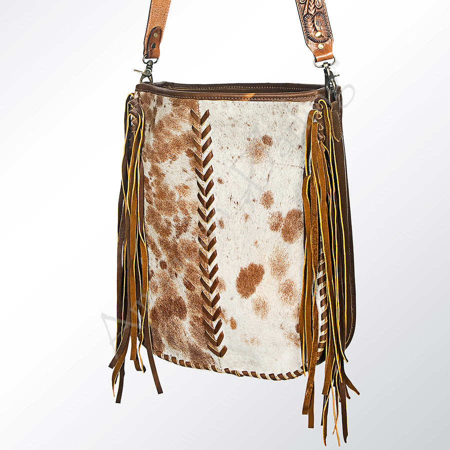 American Darling Large Crossbody Hair on Genuine Leather Western Women Bag | Handbag Purse for Cute - Uhorse