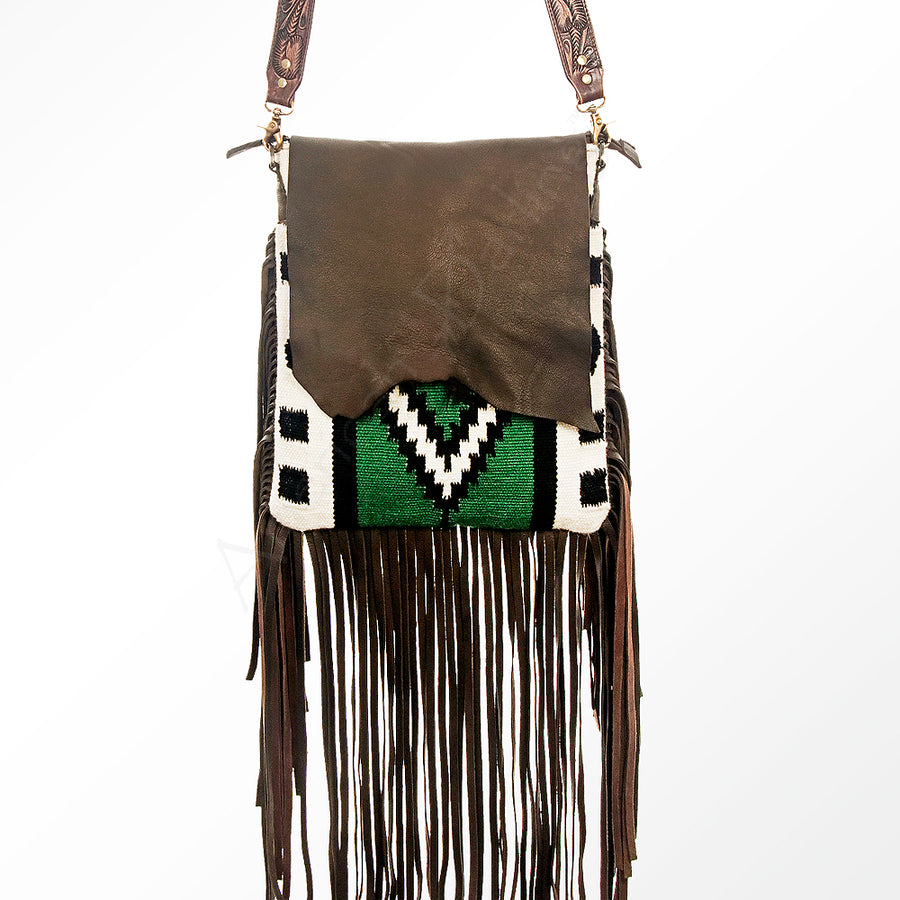 American Darling Large Crossbody Saddle Blanket Genuine Leather Western Women Bag Handbag Purse | Travel Bags College Casual