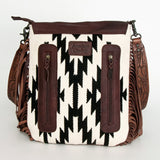 American Darling Cross Body Saddle Blanket Genuine Leather women bag western handbag purse