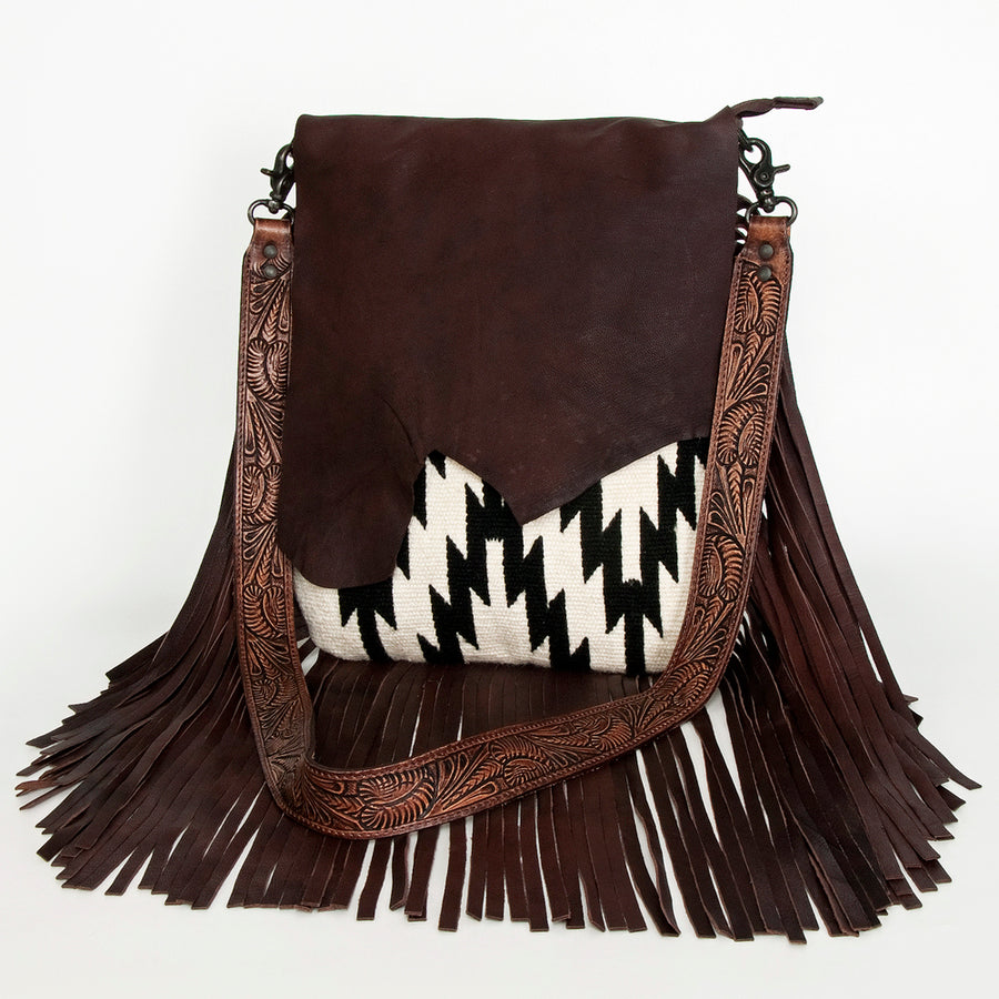 American Darling Messenger Saddle Blanket Genuine Leather Western Women Bag Handbag Purse | Travel Bags College - Uhorse