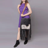 American Darling Cross Body Hair-On Genuine Leather Western Women Bag | Pink Handbag Purse Crossbody for Cute