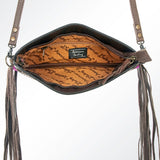 American Darling Small Crossbody Hand Tooled Hair On Genuine Leather Women Bag Western Handbag Purse