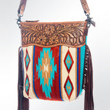 American Darling Large Crossbody Saddle Blanket Genuine Leather Women Bag Western Handbag Purse