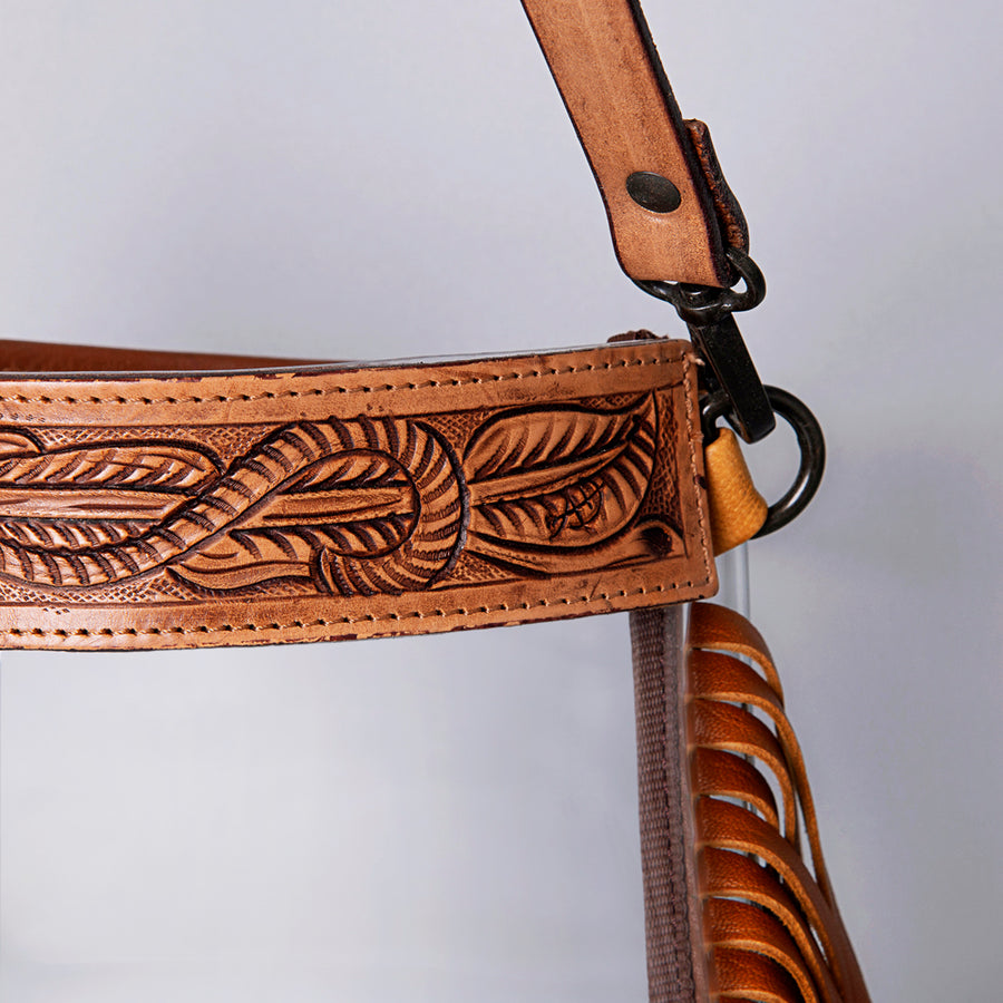 American Darling Clear Bag Hand Tooled Genuine Leather Western Women Handbag Purse | for Cute