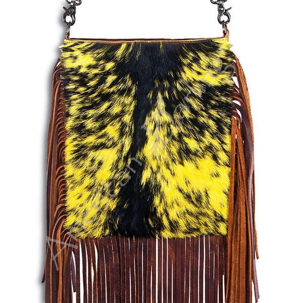 American Darling Cross Body Hand Tooled Hair on-Genuine Leather Western Women Bag Handbag Purse | Crossbody for - Uhorse