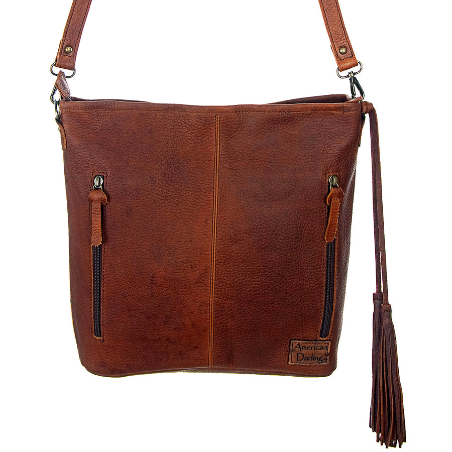 American Darling Small Crossbody Hair-On Genuine Leather Western Women Bag Handbag Purse | for Cute