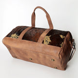 American Darling ADBGS174BRAC2 Duffel Hair On Genuine Leather Women Bag Western Handbag Purse