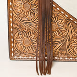 American Darling Hand Tooled Hair On Genuine Leather Women Bag Western Handbag Purse