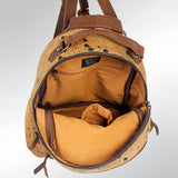 American Darling Backpack Hand Tooled Hair on Genuine Leather Western Women Bag | for Laptop School Purse Travel