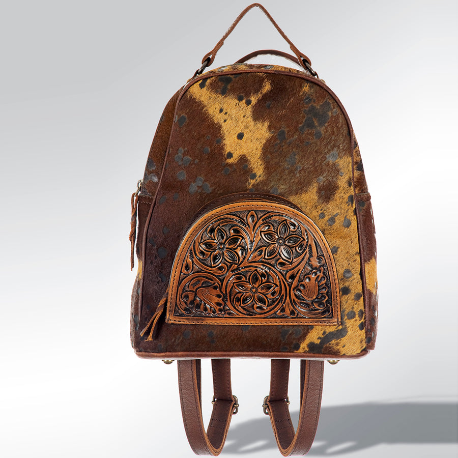 American Darling Backpack Hair on Genuine Leather Western Women Bag | for Laptop School Purse Travel