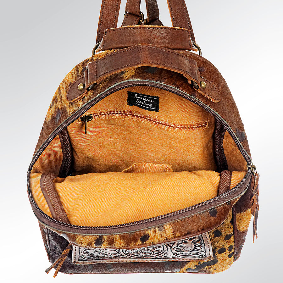 American Darling Backpack Hair on Genuine Leather Western Women Bag | for Laptop School Purse Travel
