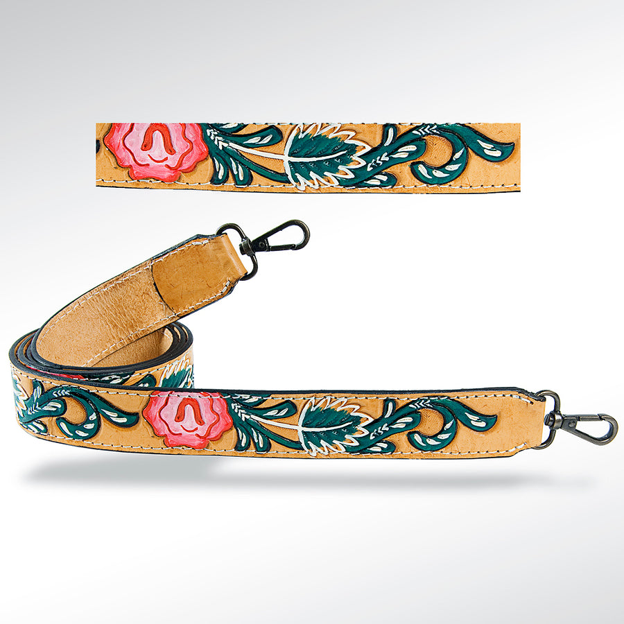 American Darling ADSTF106 Hand Tooled Genuine Leather Crossbody Handle by Hilason – Cowboy and equestrian accessories