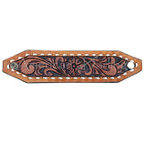 American Darling ADBRF101 Hand tooled carved Genuine Leather Bracelet by Hilason – Cowboy and equestrian accessories