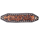American Darling ADBRF102 Hand tooled carved Genuine Leather Bracelet women