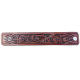 American Darling ADBRF118 Hand tooled carved Genuine Leather Bracelet women