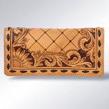 American Darling ADBG495 Wallet Hand Tooled Genuine Leather Women Bag Western Handbag Purse