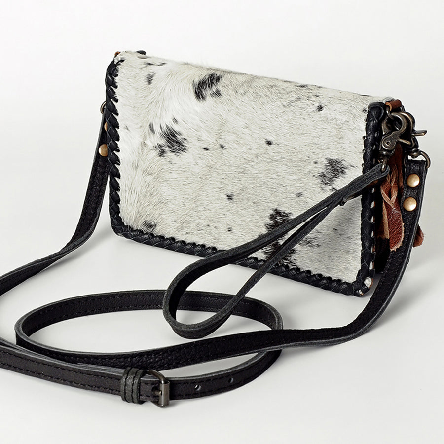 American Darling Braided Cowhide Leather Organiser Bag - Uhorse