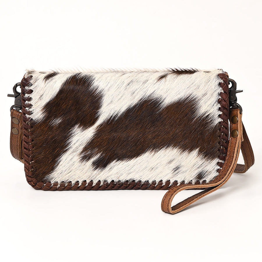 American Darling Organizer Hair On Genuine Leather Western Women Bag Handbag Purse | for Cute Travel