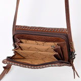 American Darling ORGANISER Upcycled Wool Genuine Leather women bag western handbag purse