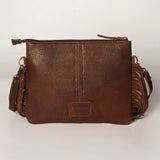 American Darling Small Crossbody Hand Tooled Hair On Genuine Leather Women Bag Western Handbag Purse