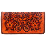 American Darling ADBG486A Wallet Hand Tooled Genuine Leather Women Bag Western Handbag Purse