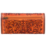 American Darling ADBG486A Wallet Hand Tooled Genuine Leather Women Bag Western Handbag Purse