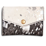 American Darling ADBGZ141ACSL Envelope Hair On Genuine Leather Women Bag Western Handbag Purse
