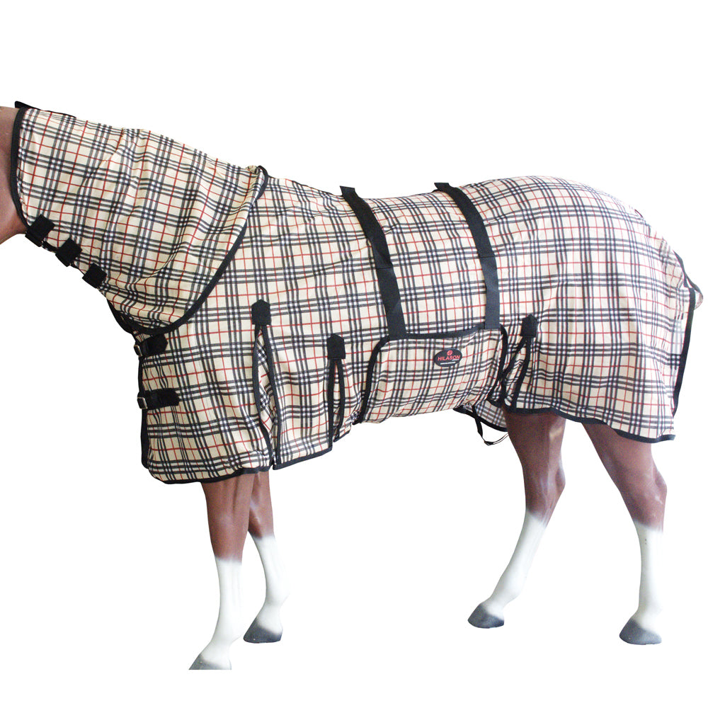 Horse Fly Sheet Uv Protect Mesh Bug Mosquito Summer Plaid