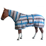 66 In H. Fly Sheet Uv Protect Mesh Bug Mosquito Summer Turquoise Grey by Hilason – Cowboy and equestrian accessories