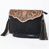 American Darling ADBGD113 Envelope Hand Tooled Genuine Leather Women Bag Western Handbag Purse