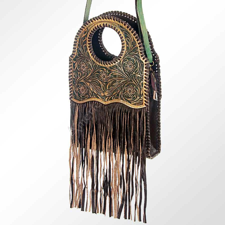 American Darling Clutch Hand Tooled Genuine Leather Western Women Bag Handbag Purse | Travel Bags College Casual - Uhorse