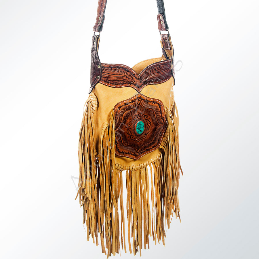 American Darling Crossbody Full Grain Genuine Leather Western Women Bag Handbag Purse | for - Uhorse
