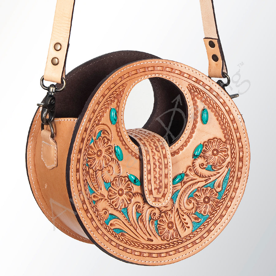 American Darling Clutch Hand Tooled Full Grain Genuine Leather W. by Hilason – Cowboy and equestrian accessories