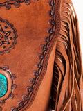 American Darling ADBGH132 Messenger Hand Tooled Genuine Leather Women Bag Western Handbag Purse